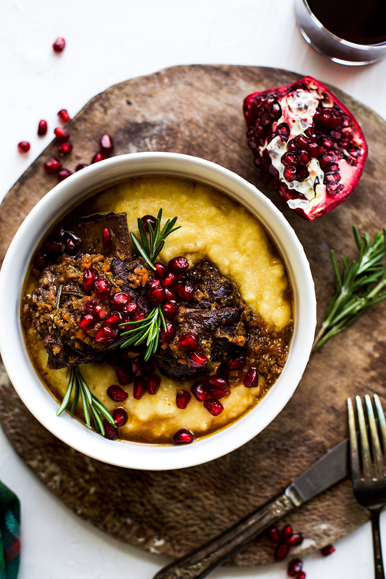 short ribs with polenta