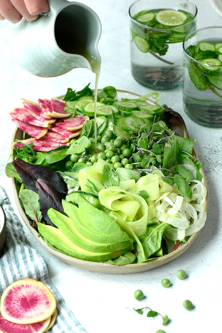 taylor farms spring greens salad with tarragon dressing