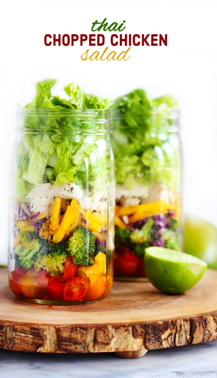 Mason Jar Salads - Lexi's Clean Kitchen