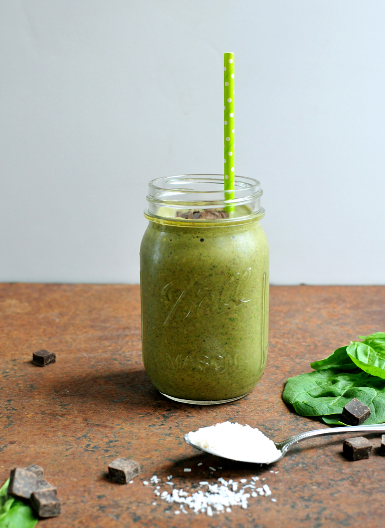 almond joy green smoothie