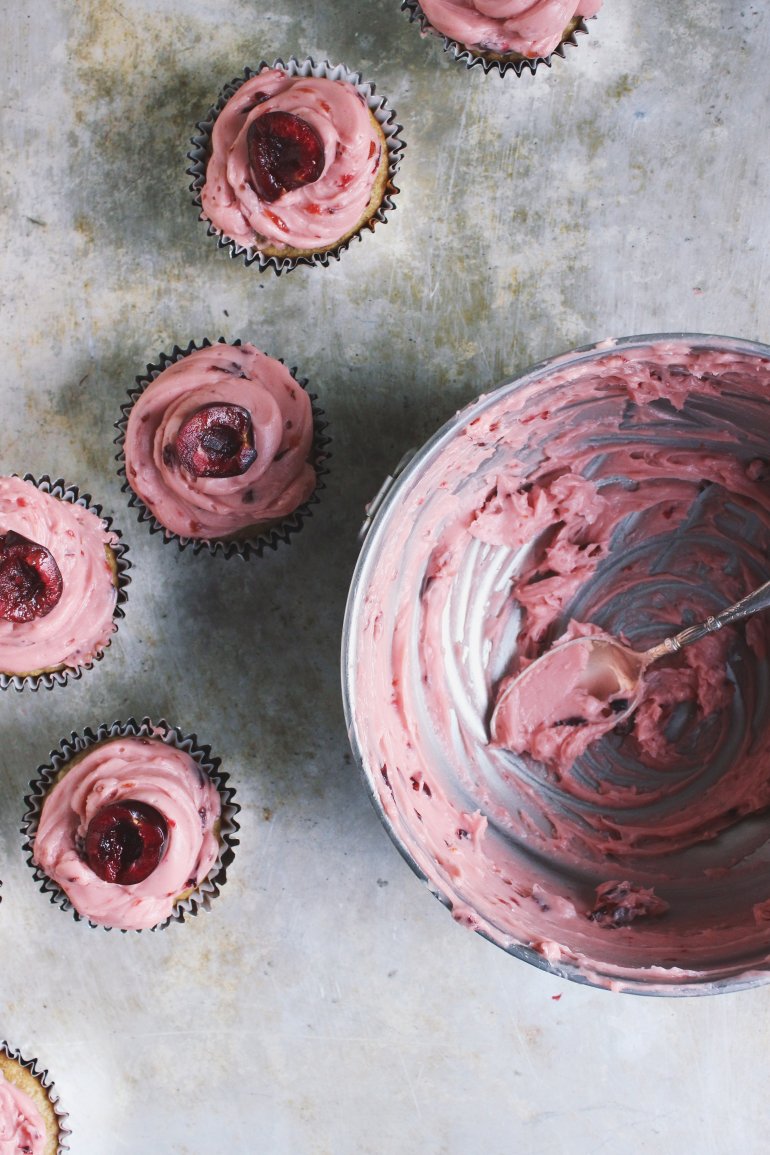 cherry cupcakes