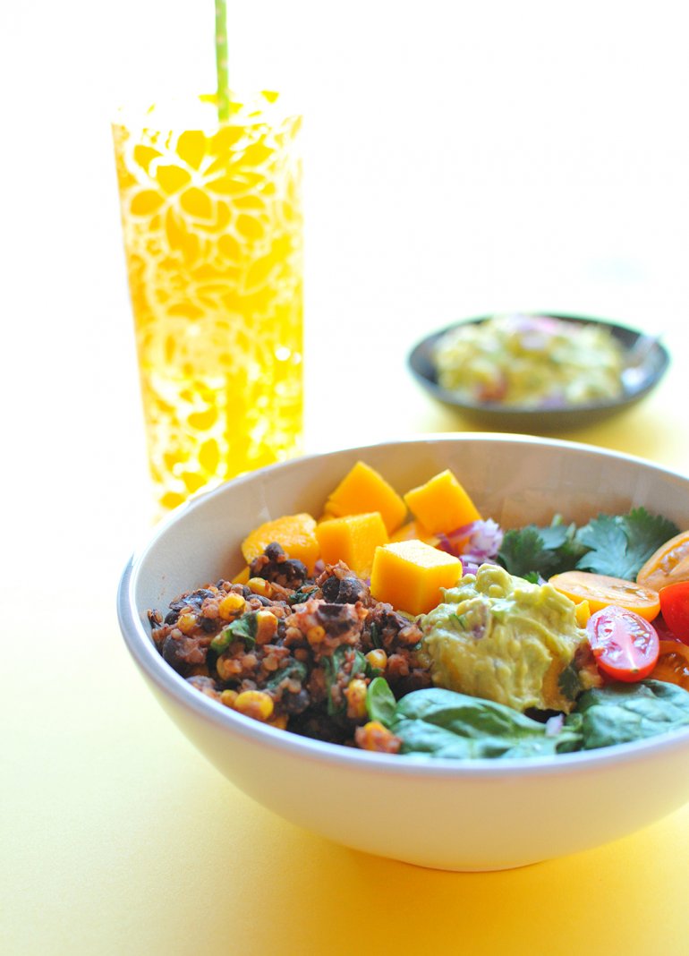 vegetarian taco buddha bowl