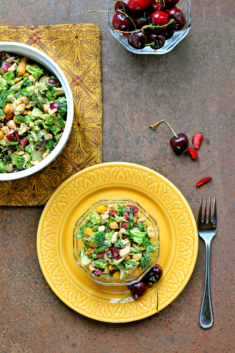 broccoli cherry salad