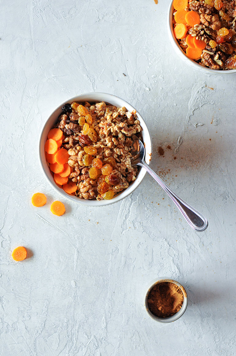 carrot cake overnight oats