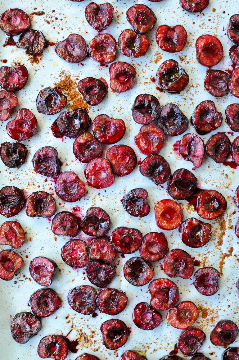 roasted cherries