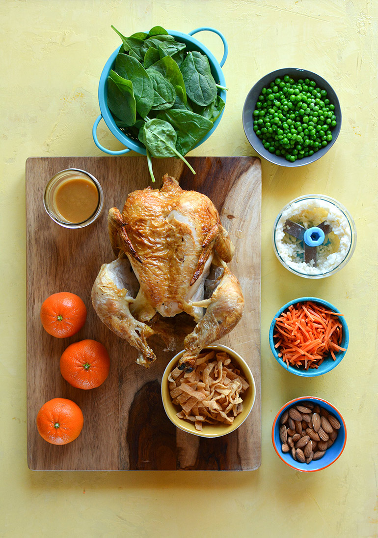 orange chicken salad ingredients