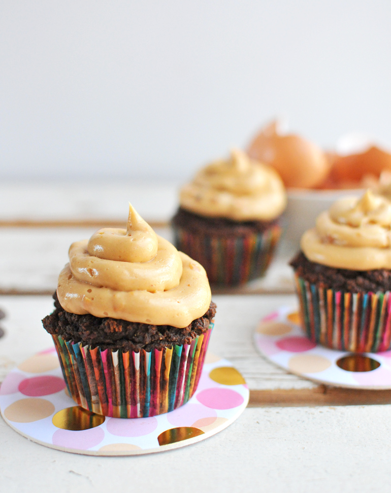 triple chocolate cupcakes