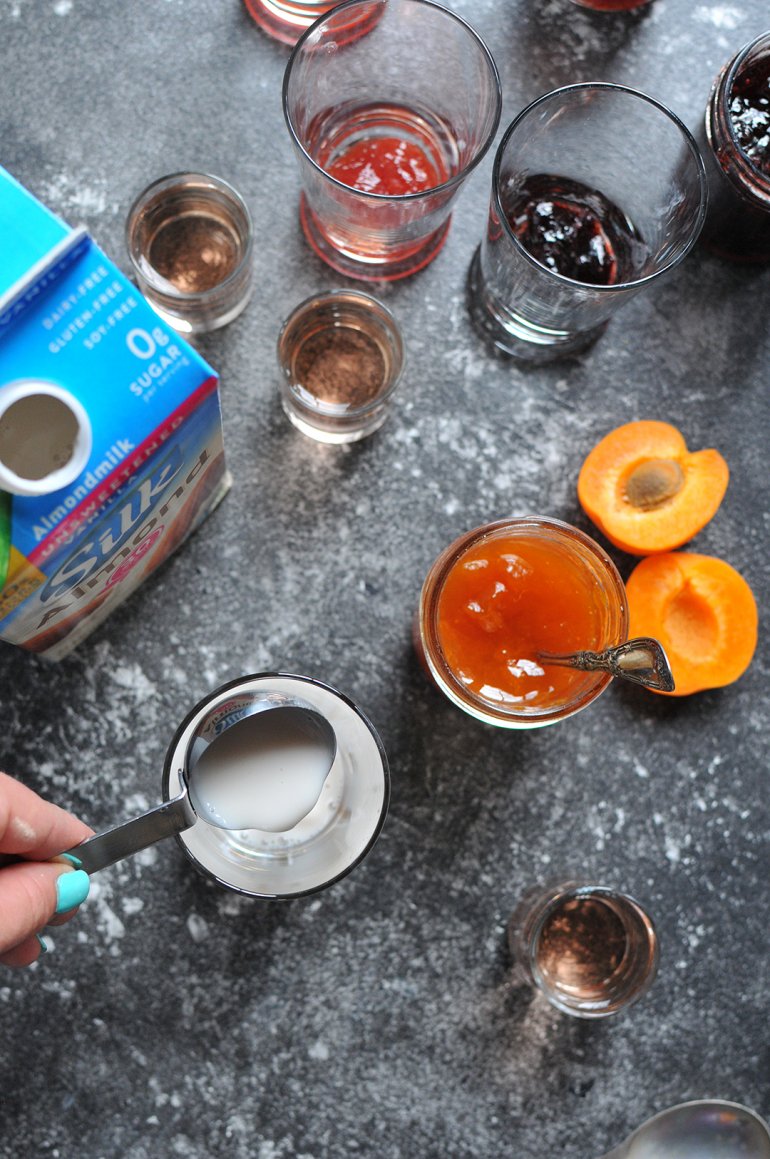 boozy ice cream floats with Silk