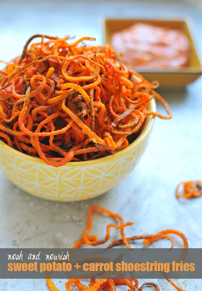 Crispy Crunchy Shoestring Potatoes - Simply Sated