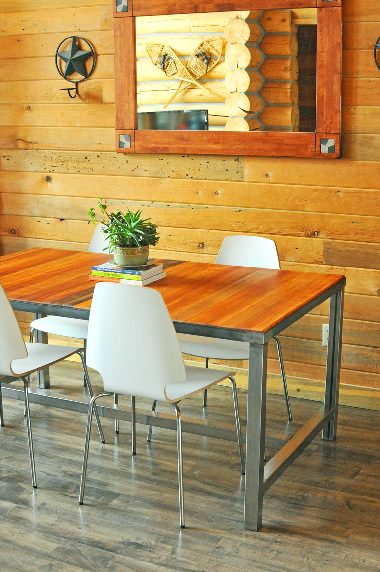 upcycled dining table