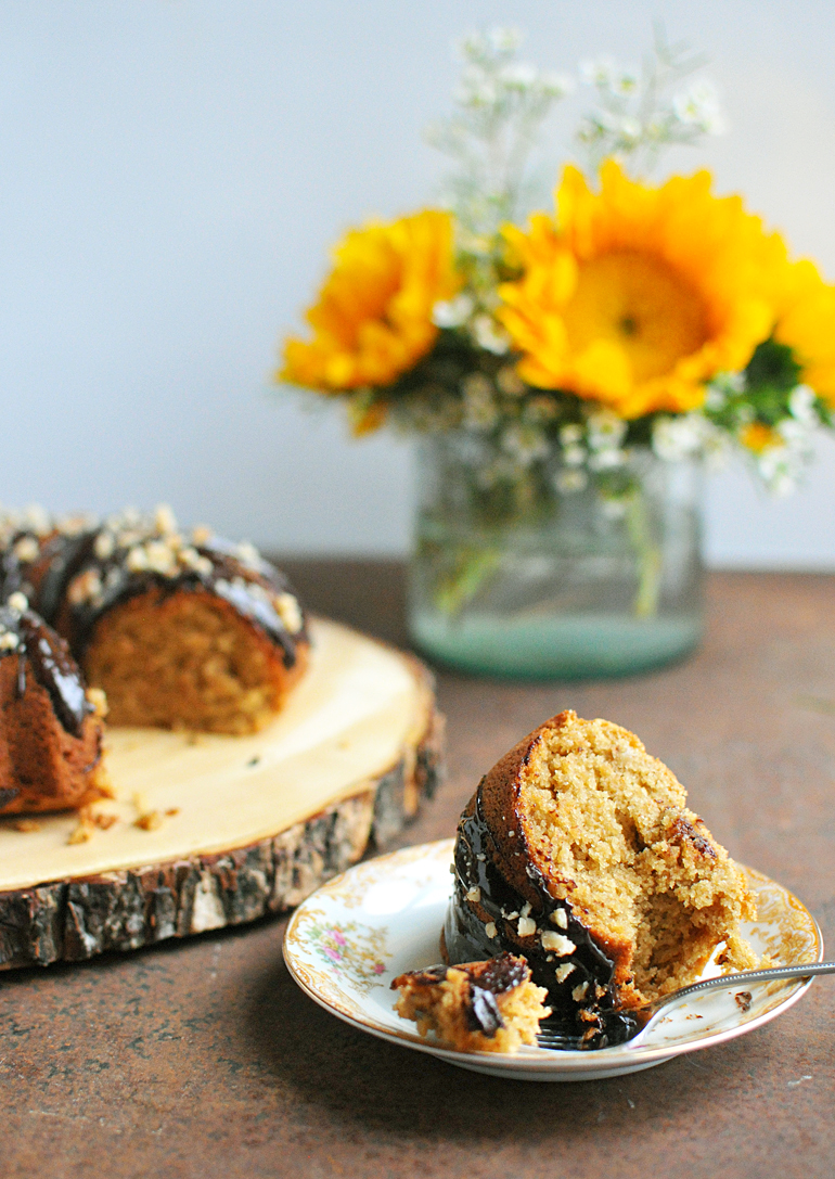 gf olive oil cake slices