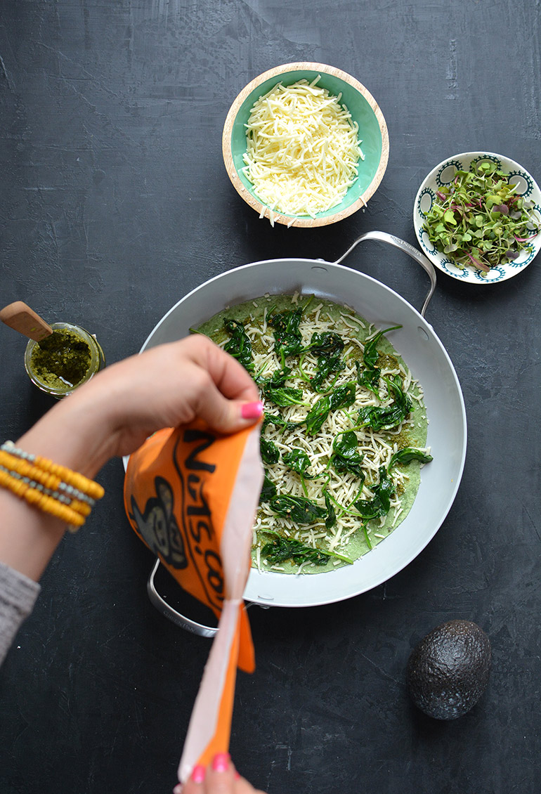 green goddess quesadillas with nuts.com pistachios