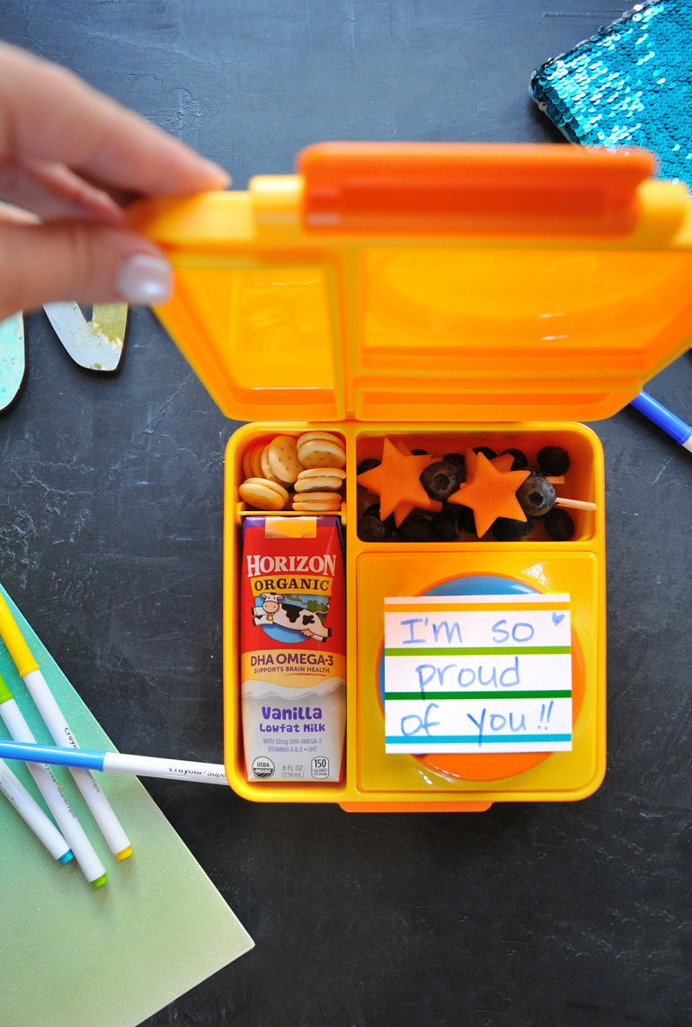 packing up the lunchbox