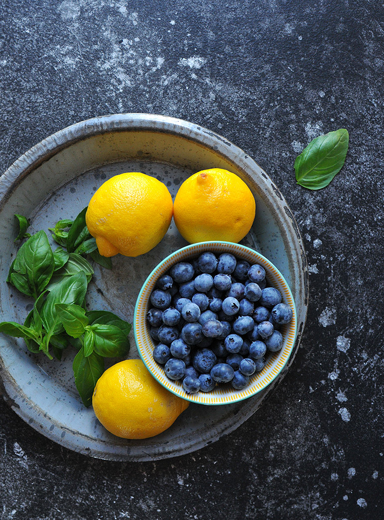 lemon blueberry muffin ingredients