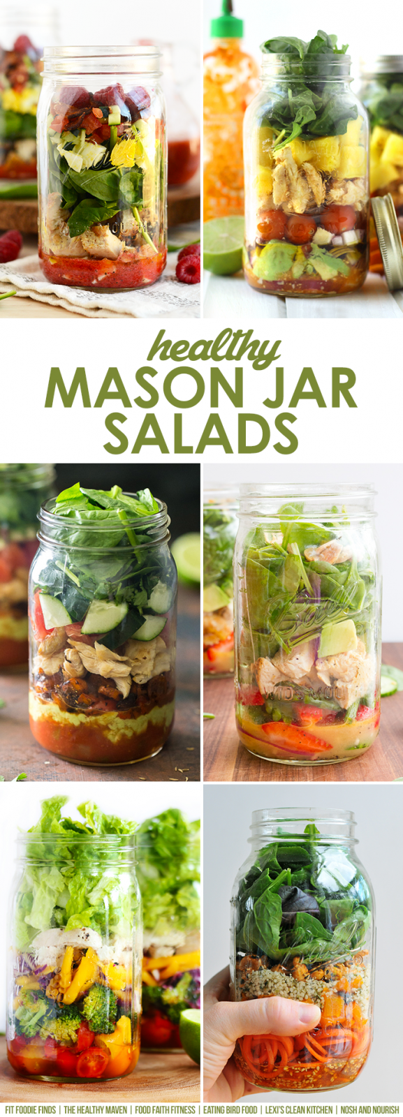 Mason Jar Salads - Lexi's Clean Kitchen