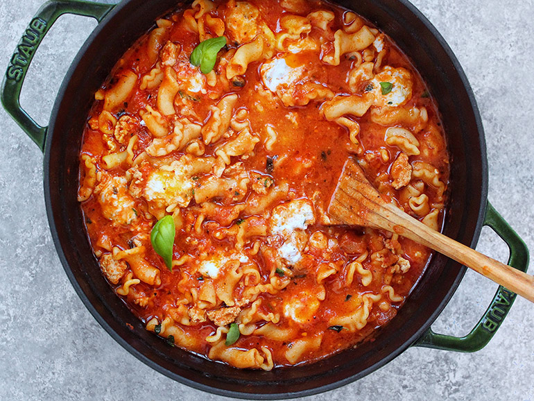 one pot lasagna soup