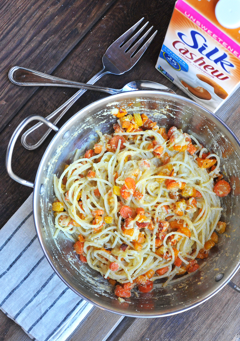 orange power pasta silk