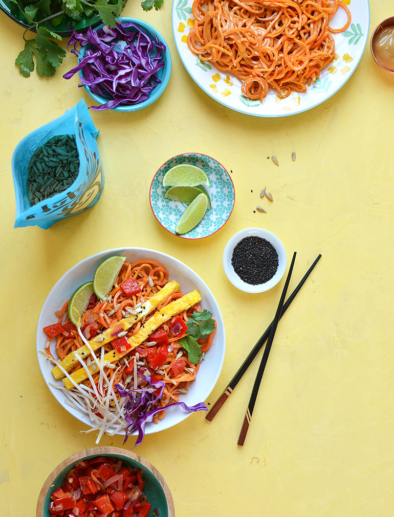 paleo pad thai with nutsdotcom