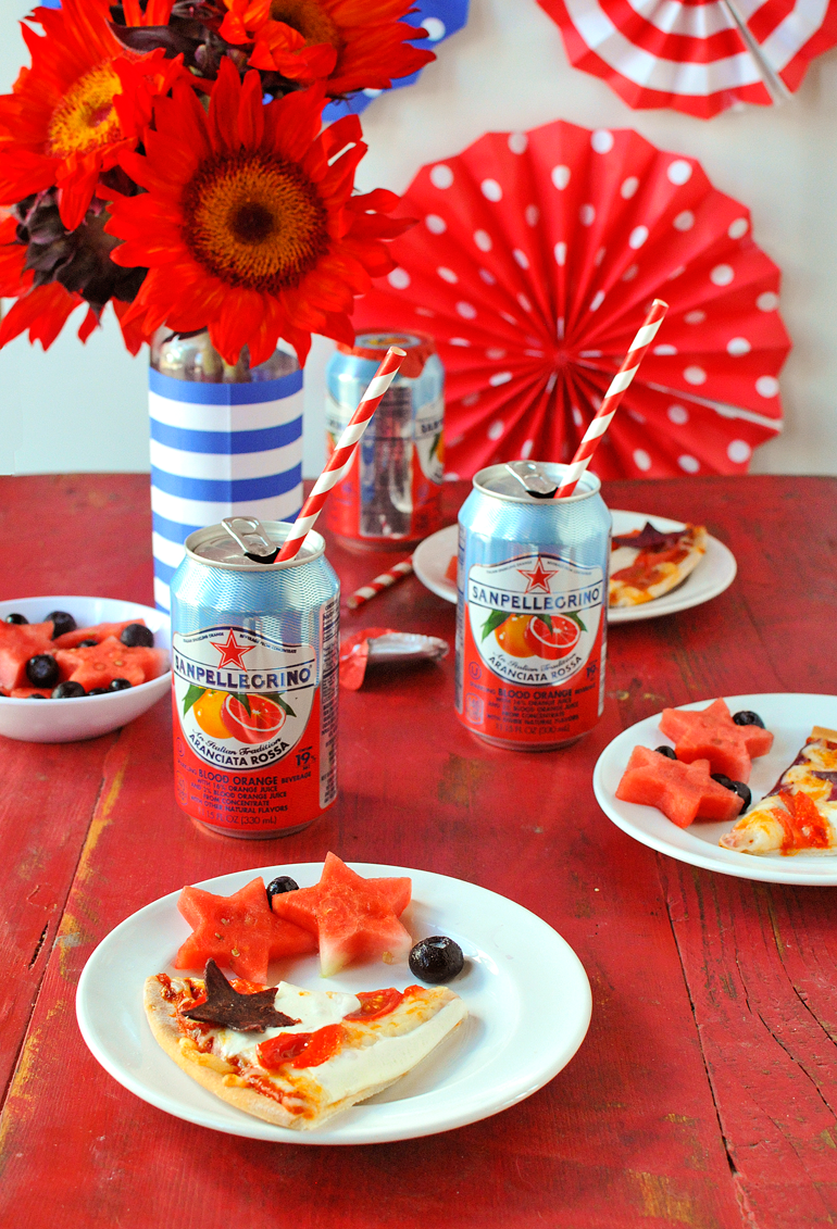 patriotic pizza and watermelon stars