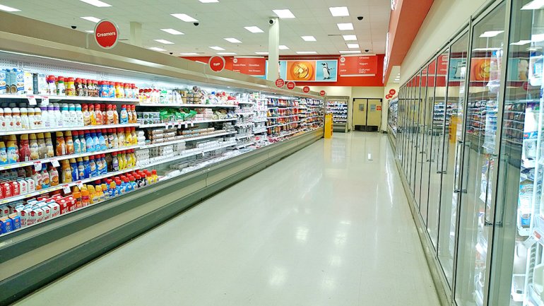 target creamer aisle