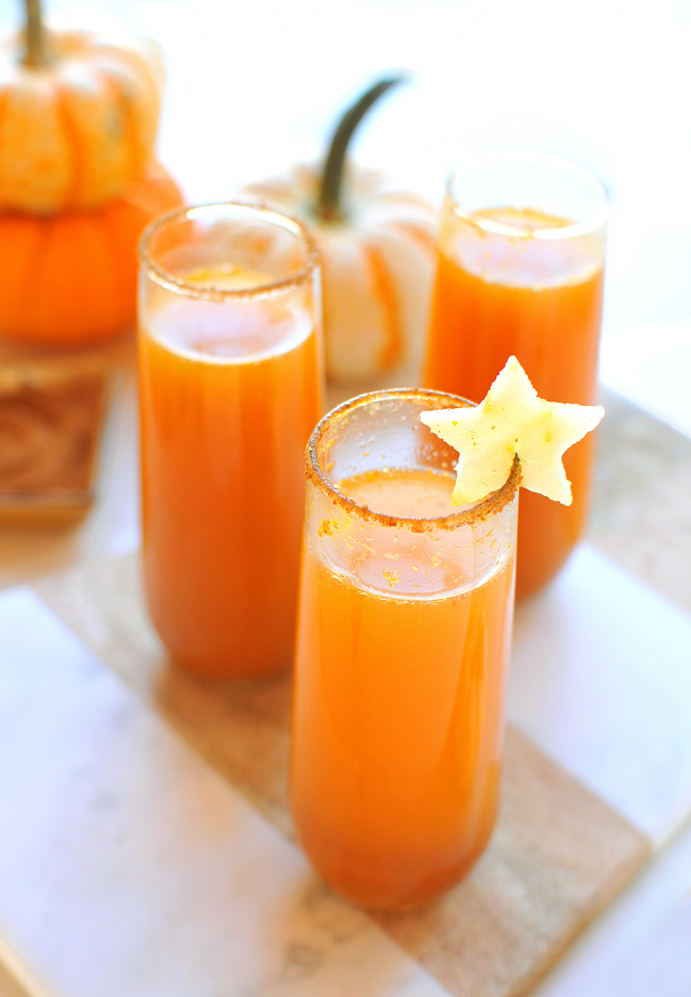 pumpkin pie cider fizz