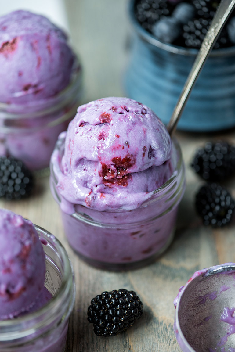 purple sweet potato ice cream