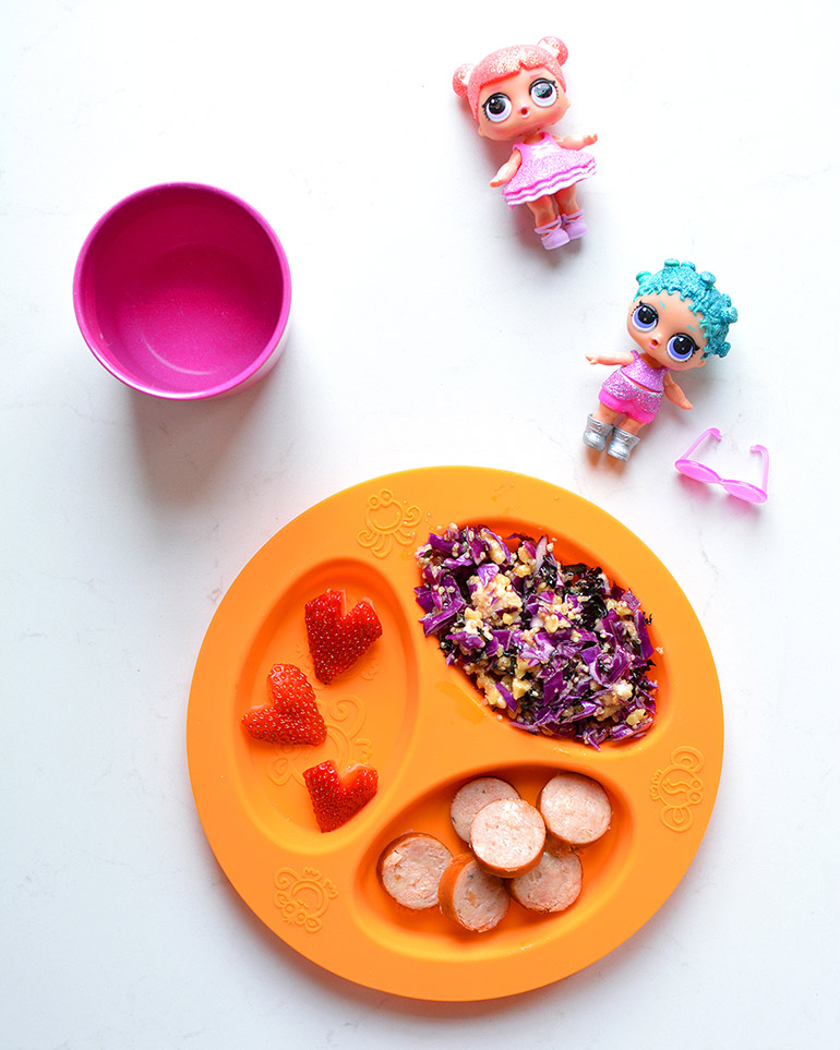 kid version of purple power salad