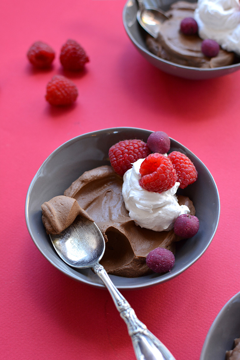 chocolate avocado mousse