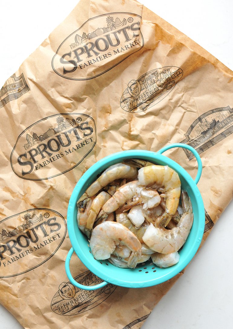 colossal shrimp from sprouts