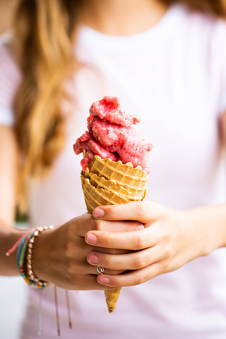 strawberry nice cream from piloncilloyvainilla