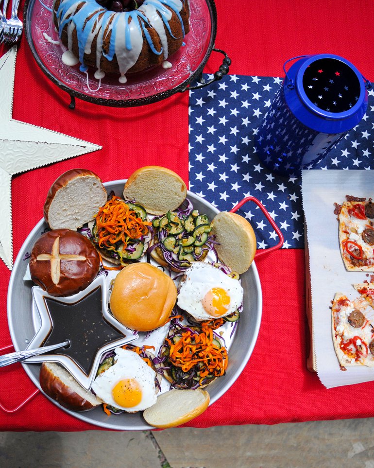 korean bbq bibimbap burgers for summer bbq