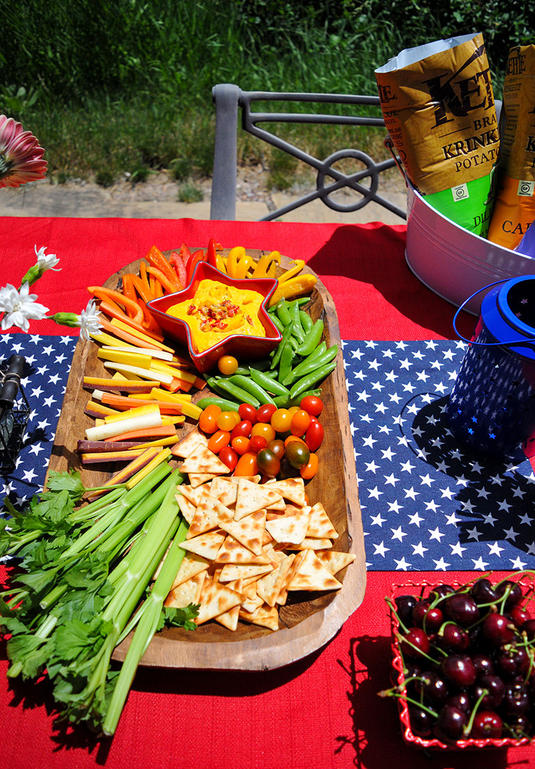 veggie tray for summer bbq