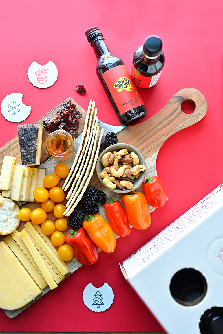 Wine Advent Calendar and Simple Cheese Board Nosh and Nourish