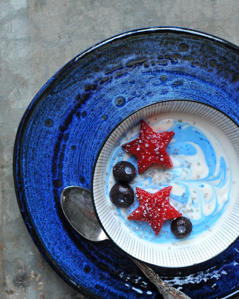 patriotic yogurt bowl team USA