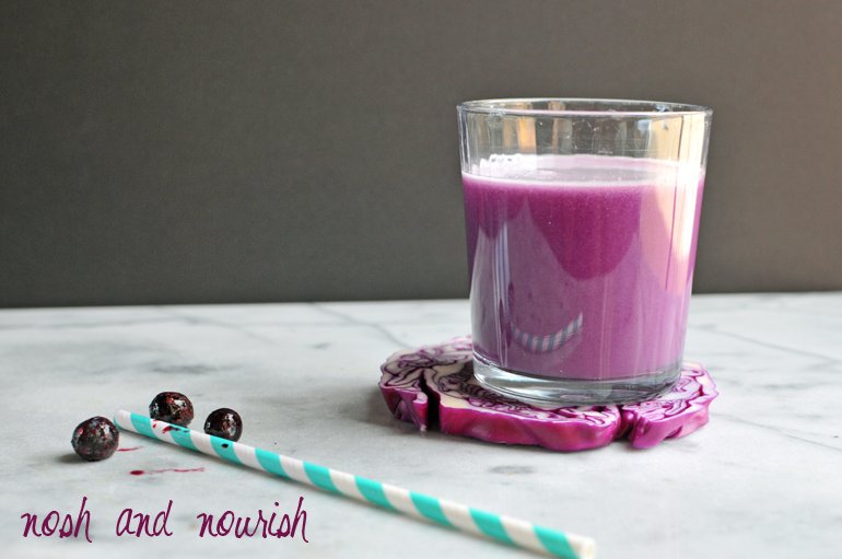 Super Purple Juice + Favorite Spring Links Nosh and Nourish